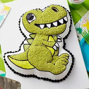 Wilton Dinosaur Cake Pan - 3D T-Rex Aluminum Bakeware