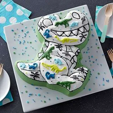 Wilton Dinosaur Cake Pan for Kids' Birthday Fun