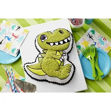 Wilton Dinosaur Cake Pan for Kids' Birthday Fun