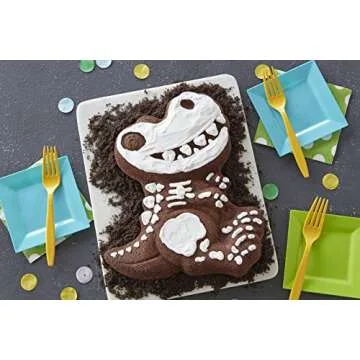Wilton Dinosaur Cake Pan for Kids' Birthday Fun