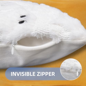 Halloween Ghost Throw Pillow Covers 18x18 - 2 Pcs