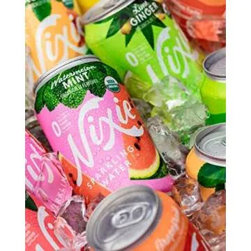 Nixie Sparkling Water Organic Watermelon Mint 8 Pack Delight