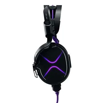 Victrix Pro AF ANC Wired Professional Esports Gaming Headset with Active Noise Cancellation: Universal Xbox Series X | S, PC, PlayStation PS5, PS4, Windows 10 Computer - Black / Purple