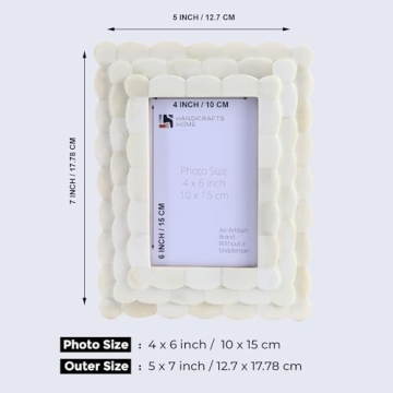 Exquisite Handmade Bone Inlay Photo Frame for Cherished Moments