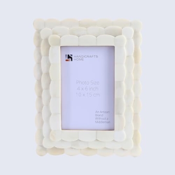 Exquisite Handmade Bone Inlay Photo Frame for Cherished Moments