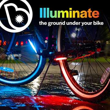 Brightz GoBrightz LED Bike Frame Light - Fun & Safe Night Riding Accessory