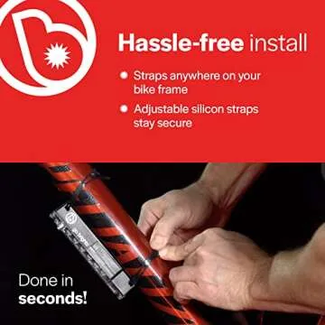 Brightz GoBrightz LED Bike Frame Light for Night Riding