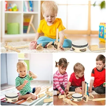 Ehome Wooden Musical Instruments Set for Toddlers - Fun & Educational