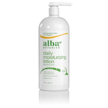 Alba Botanica Unscented Lotion for Sensitive Skin 32 Ounces