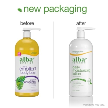 Alba Botanica Unscented Lotion for Sensitive Skin 32 Ounces