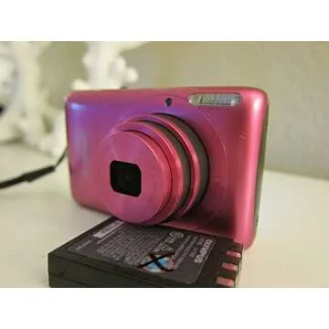 Canon PowerShot SD1400IS 14.1 MP Digital Camera with 4x Wide Angle Optical Image Stabilized Zoom and 2.7-Inch LCD (Pink)