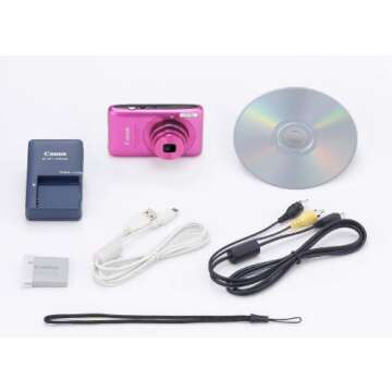 Canon PowerShot SD1400IS 14.1 MP Digital Camera with 4x Wide Angle Optical Image Stabilized Zoom and 2.7-Inch LCD (Pink)
