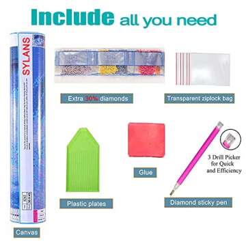 Sylans Fish Diamond Painting Kits for Family Fun