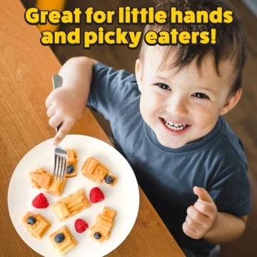 Construction Trucks Mini Waffle Maker for Fun Breakfasts