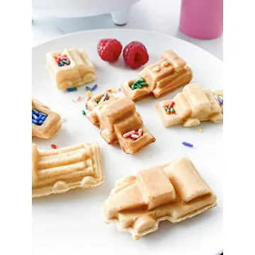 Construction Trucks Mini Waffle Maker for Fun Breakfasts
