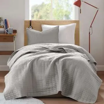 Comfort Spaces Kienna Quilt Set-Luxury Double Sided Stitching Design Summer Blanket, Lightweight, So...