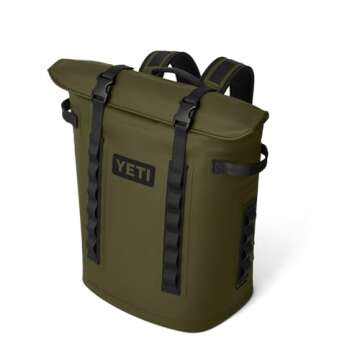 YETI Hopper M20 Backpack Soft Sided Cooler with MagShield Access, Olive