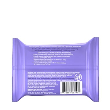 Gentle Neutrogena Makeup Remover Cleansing Towelettes 25 Count