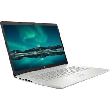 HP 17 Business Laptop, 17.3' FHD IPS Display, 11th Gen Intel Core i5-1135G7(Beats i7-8500), Windows 10 Pro, 32GB RAM, 1TB SSD, Wi-Fi 5, Bluetooth, HDMI, Webcam, ‎Natural Silver, 17-30.99 inches