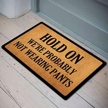 Funny Non Slip Doormat Indoor Outdoor Rug 23.6 x 15.7