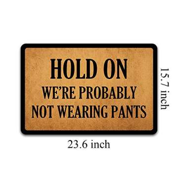 Funny Non Slip Doormat Indoor Outdoor Rug 23.6 x 15.7