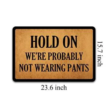 Funny Non Slip Doormat Indoor Outdoor Rug 23.6 x 15.7