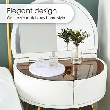 JESSILIN HOME Round Marble Cheese Board 10", Marble Cutting Board, Lotus White