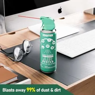 iDuster Compressed Canned Air Duster 152a - Computer Keyboard Cleaner Air Spray, 2 Count