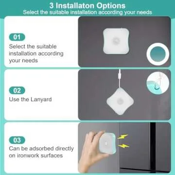 ZOCIFINER Red Night Lights - Rechargeable Motion Sensor Light