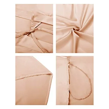 Luxurious SIORO Satin Kimono Robe for Bridesmaids