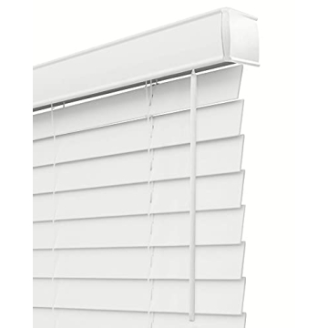 CHICOLOGY Faux Wood Blinds Cordless Room Darkening