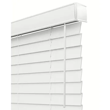 CHICOLOGY Faux Wood Blinds Cordless Room Darkening