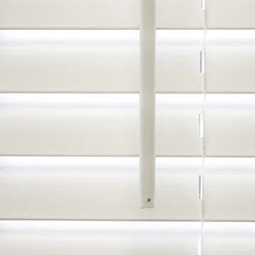 CHICOLOGY Faux Wood Blinds Cordless Room Darkening