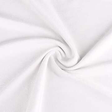 Elegant White Gold Grey Marble Hand Towels Set - 2