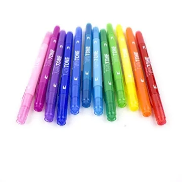 Tombow TwinTone Marker Set 12-Pack for Creative Projects