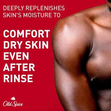 Old Spice Men's Hydrating Body Wash Vanilla Shea 20oz