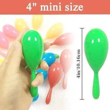 Colorful 24pcs Mini Maracas Kids Party Favors Shakers