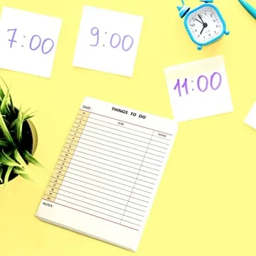 300 Sheets Daily to do List Notepad Notebook Library Card to do Planner Checklist Memo Writing Pad Schedule Note Pad Reminder Office Planning Homework Pad for Task, 6" x 8" (Things To do)
