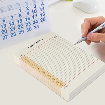 300 Sheets Daily to do List Notepad Notebook Library Card to do Planner Checklist Memo Writing Pad Schedule Note Pad Reminder Office Planning Homework Pad for Task, 6" x 8" (Things To do)