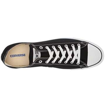 All Star Chuck Taylor Lo Top (8 (MEN) / 10 (WOMEN) US, BLACK)