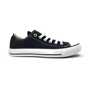 All Star Chuck Taylor Lo Top (8 (MEN) / 10 (WOMEN) US, BLACK)