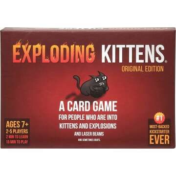 Exploding Kittens Card Game - Family Fun for All Ages