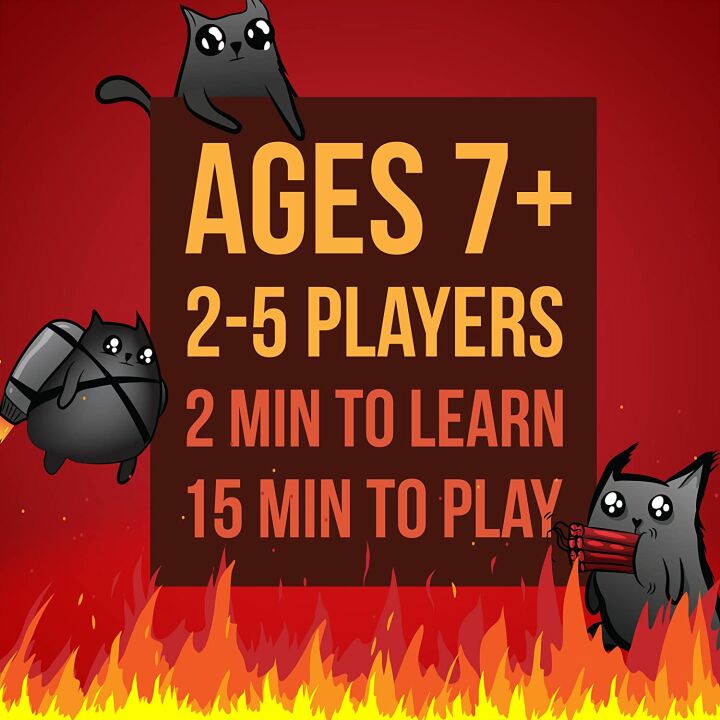 Exploding Kittens Card Game - Family Fun for All Ages