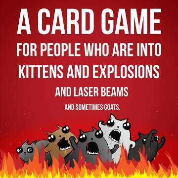 Exploding Kittens Card Game - Family Fun for All Ages
