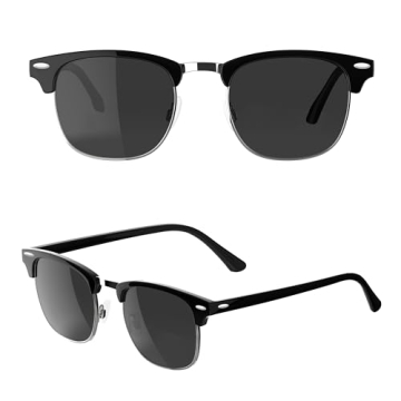 Yaserra Trendy Semi Rimless Polarized Sunglasses for All