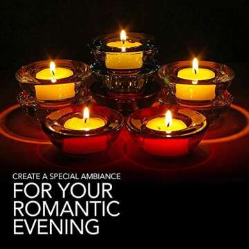 Stock Your Home Unscented Tea Lights - 30 Pack USA Made