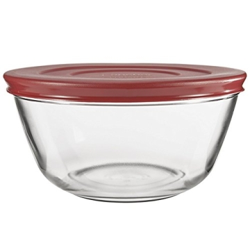 Anchor Hocking Glass Mixing Bowls - 4 Quart Set of 2