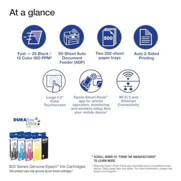 Epson WF-4830 All-in-One Wireless Printer