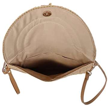 Stylish Bausweety Summer Straw Crossbody Bag for Women