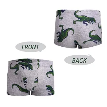 Taxzode Boys' Dinosaur Car Boxer Briefs 9-piece Set